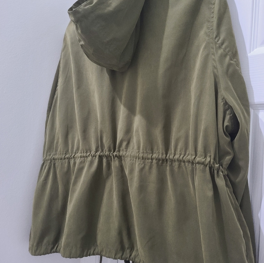 Simply Be UK ❤️ Full Zip Drawstring Hooded Jacket 24/26 Like New - Picture 5 of 12